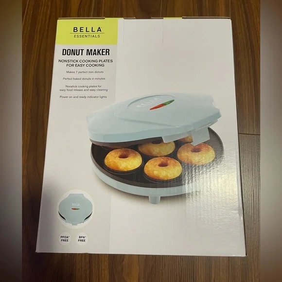 NIB Bella Essentials 7 Pcs Donut Maker - Picture 3 of 3